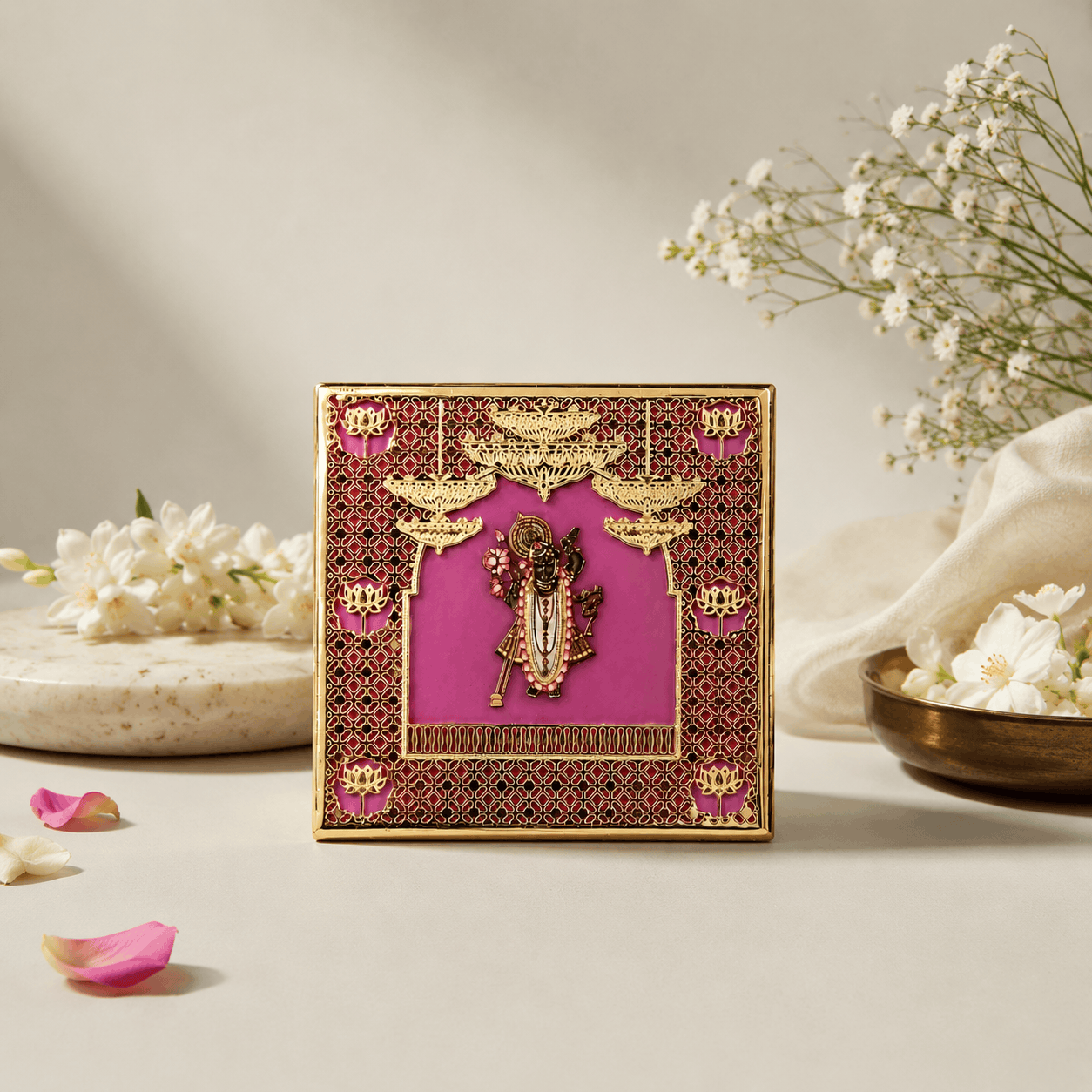Imperial Jharokha Frame Fleur de Lis