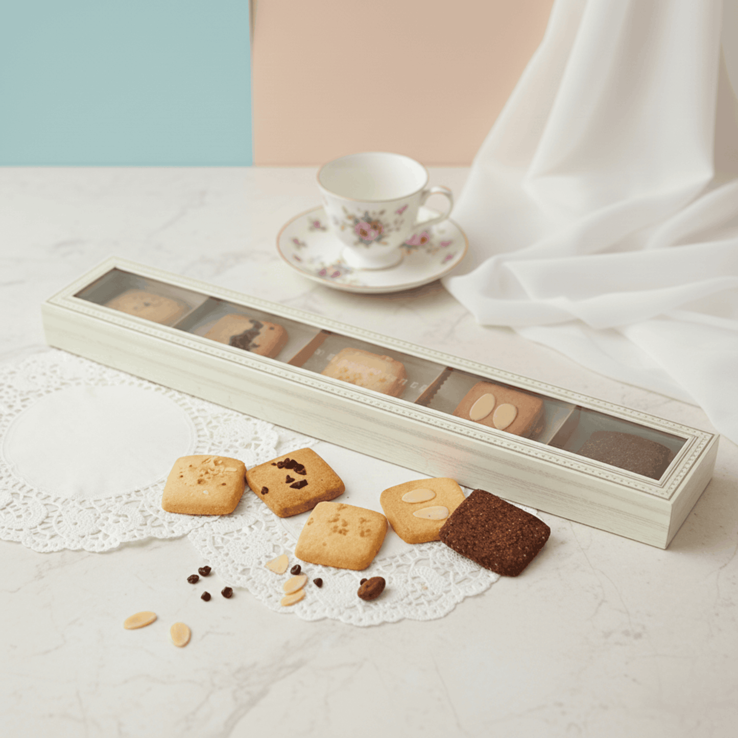 Delight Cookie Box Fleur de Lis