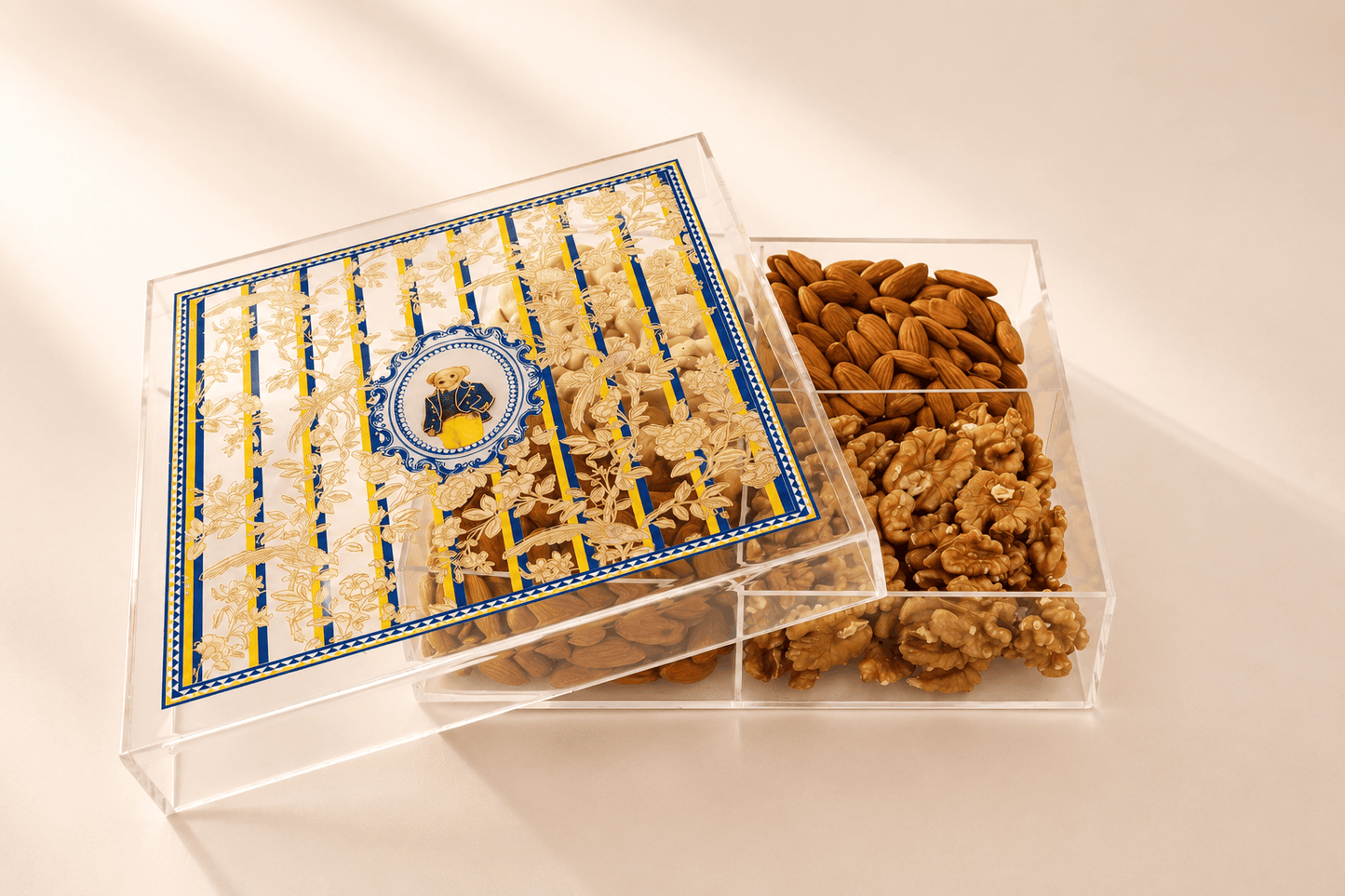 Rakhi Dryfruit Delight Fleur de Lis