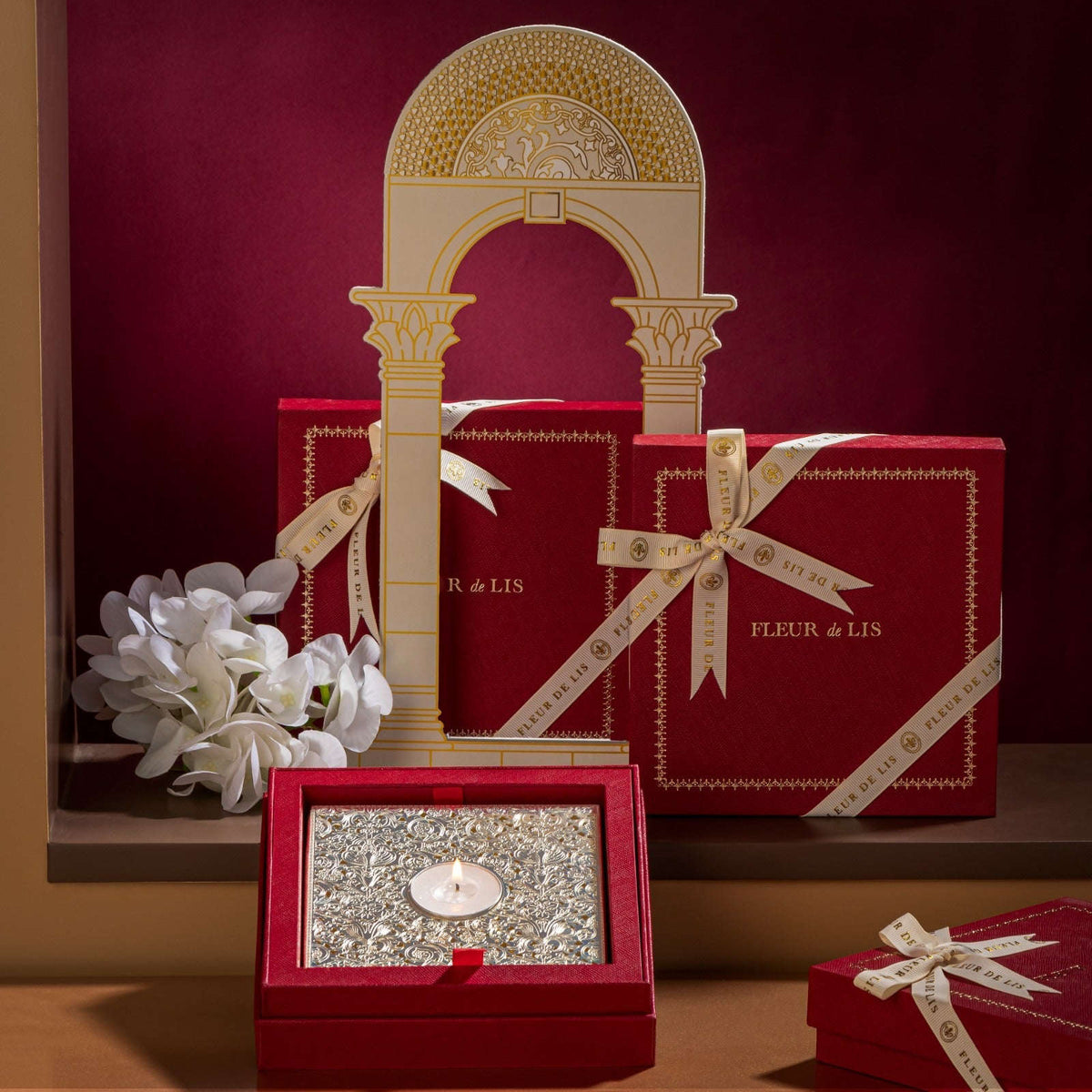 T-Light Holder Fleur de Lis