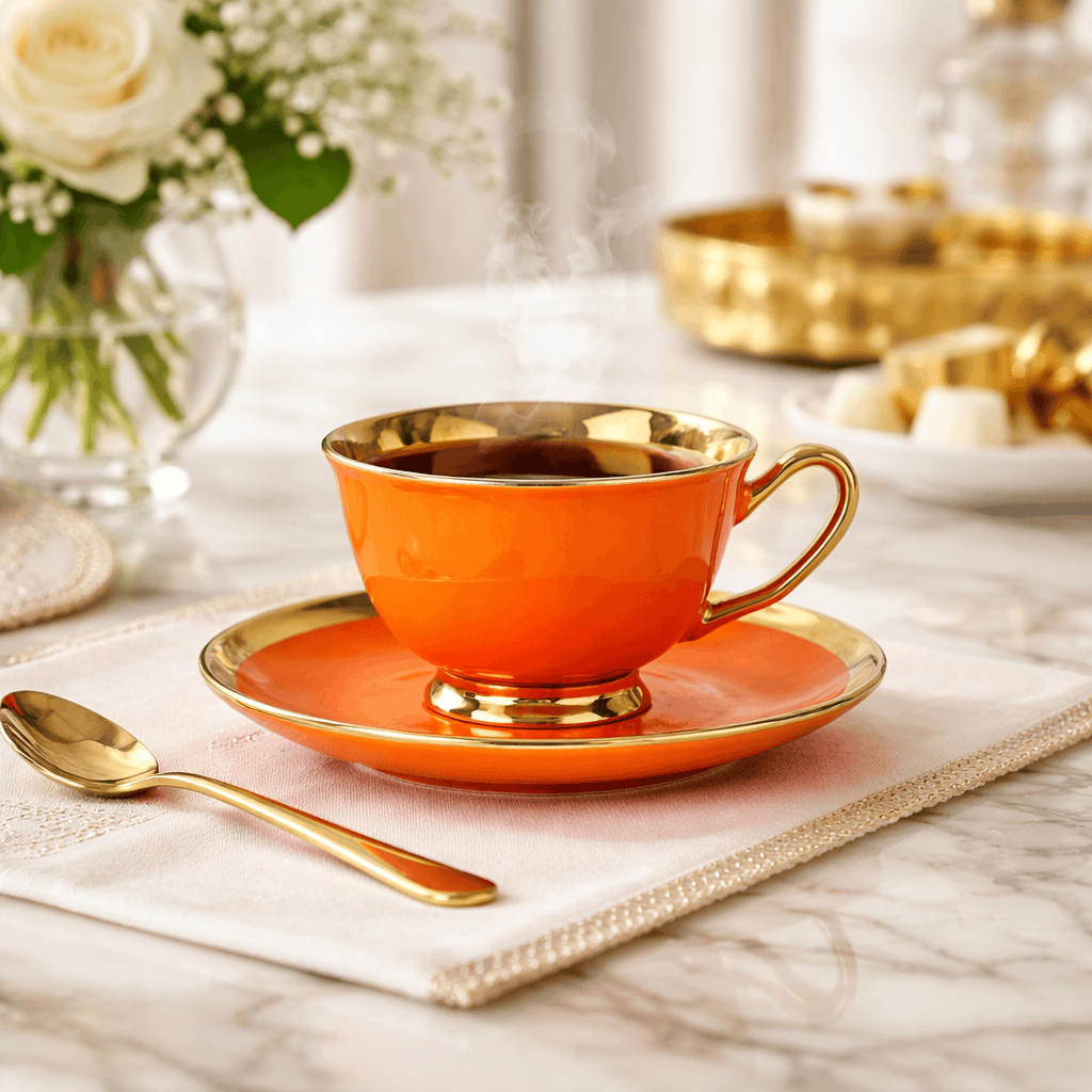 Tea/Coffee Set Fleur de Lis