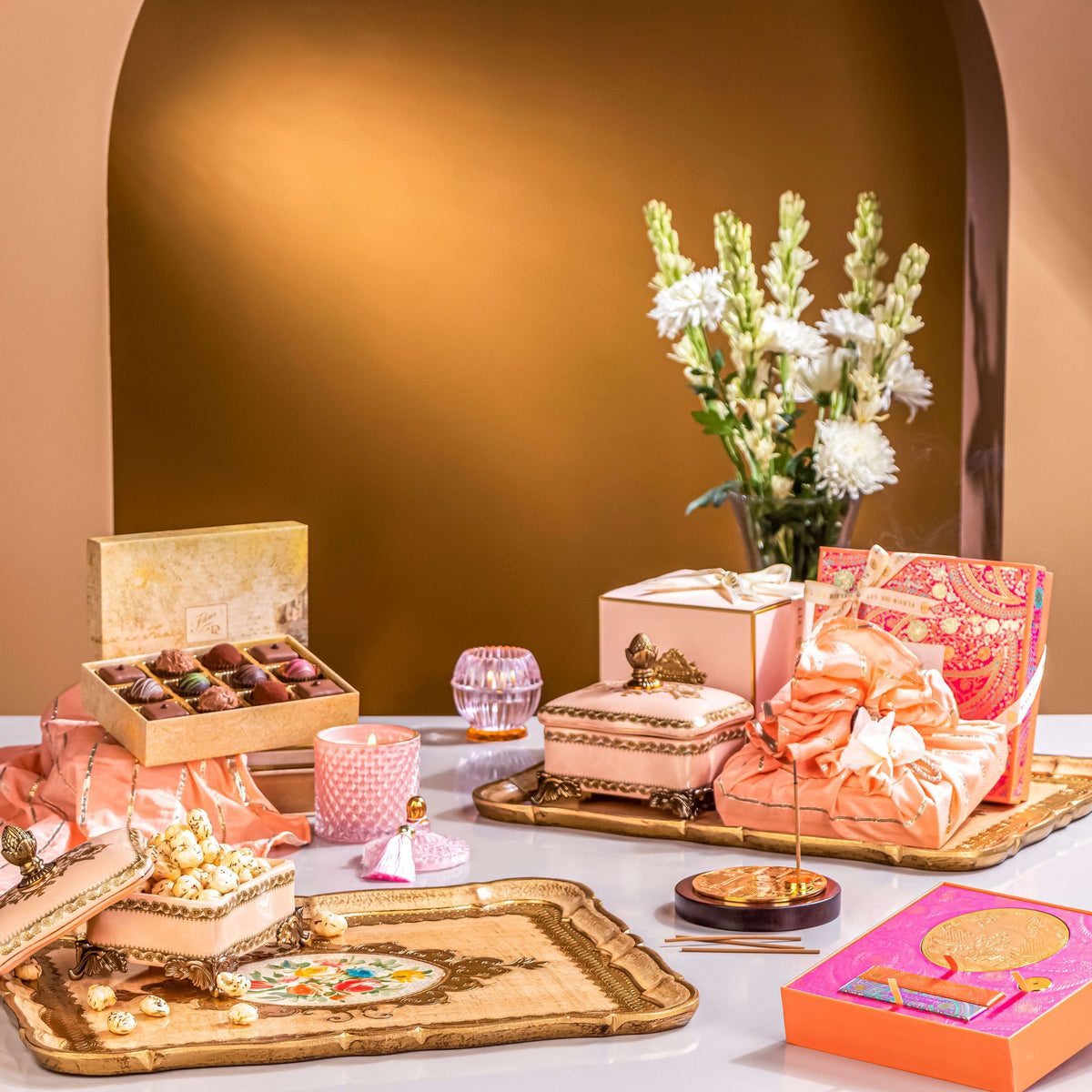Tray Hampers Fleur de Lis