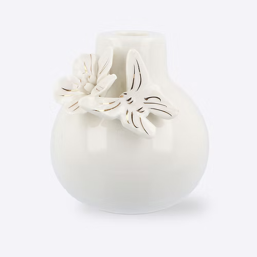 Blanc Butterfly Fleur de Lis