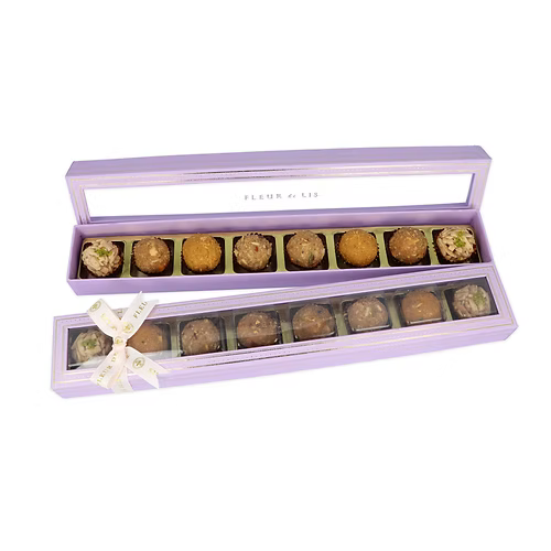 Delight Box – 8 Assorted Wholesome Ladoos Fleur de Lis