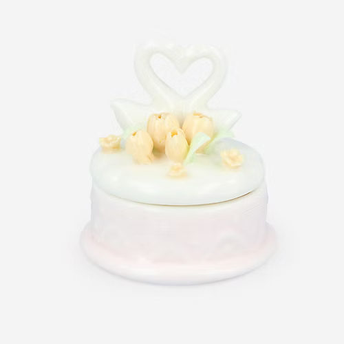 Love Birds Fleur de Lis