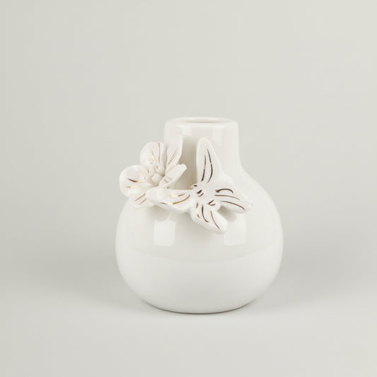 Blanc Butterfly Fleur de Lis