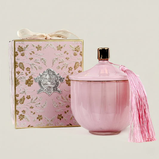Blush Courbe Candle Fleur de Lis