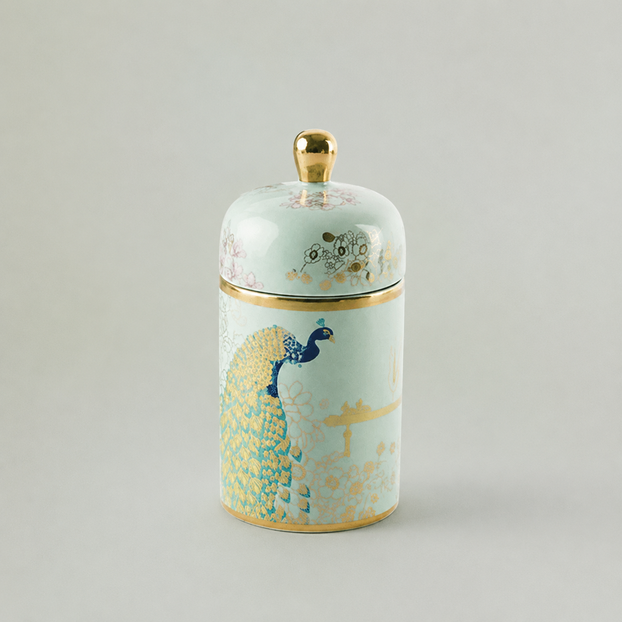 Divine Ceramic Candle – Peacock
