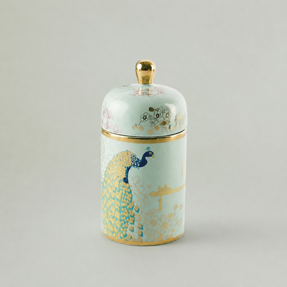 Divine Ceramic Candle – Peacock