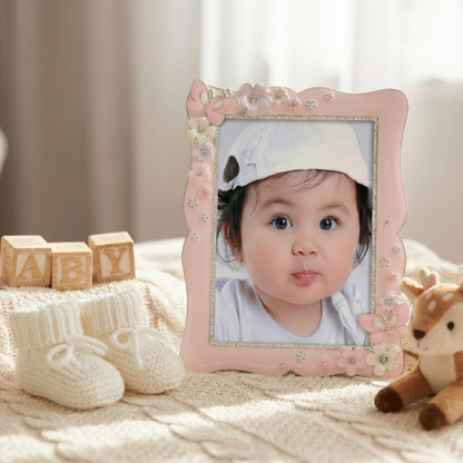 Floral Butterfly Photo Frame