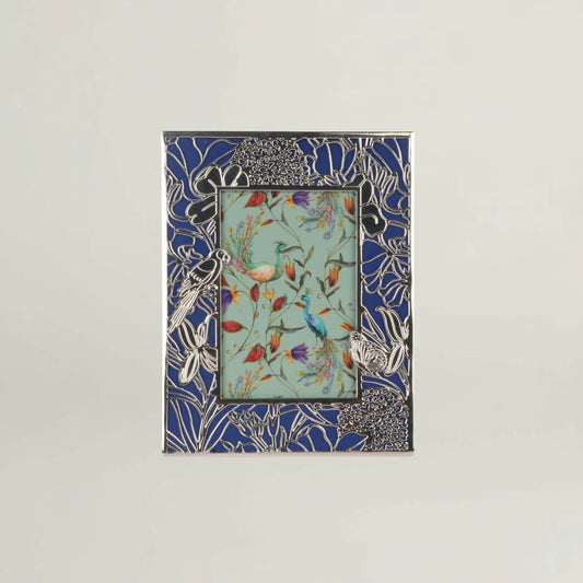 Parrot Silver Photo Frame