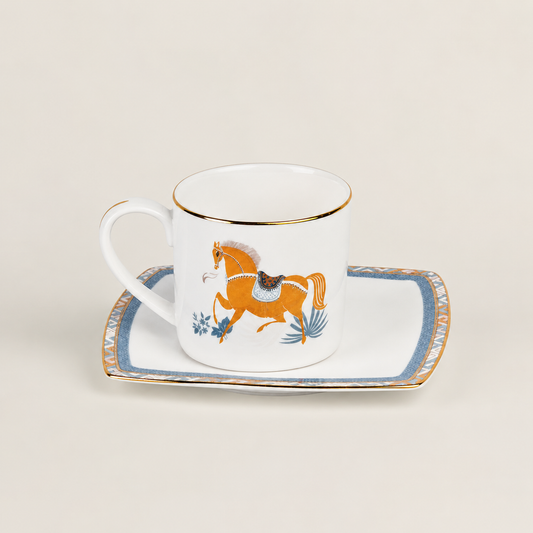 Maison Fleur – 6 Pcs Coffee Cup & Saucer Set