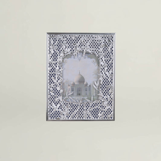Royal Leaf Silver Photo Frame