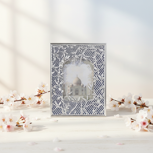 Royal Leaf Silver Photo Frame
