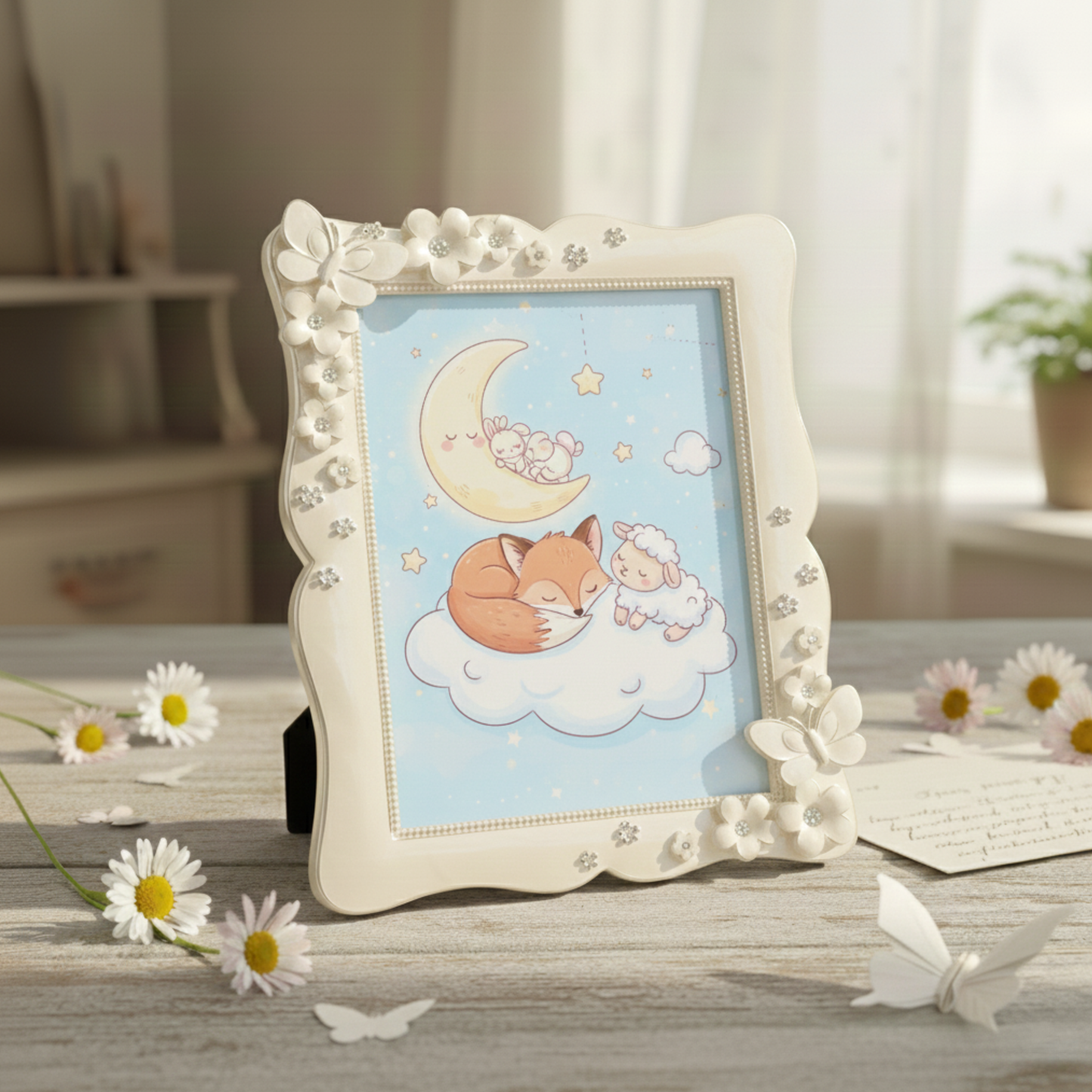 Floral Butterfly Photo Frame