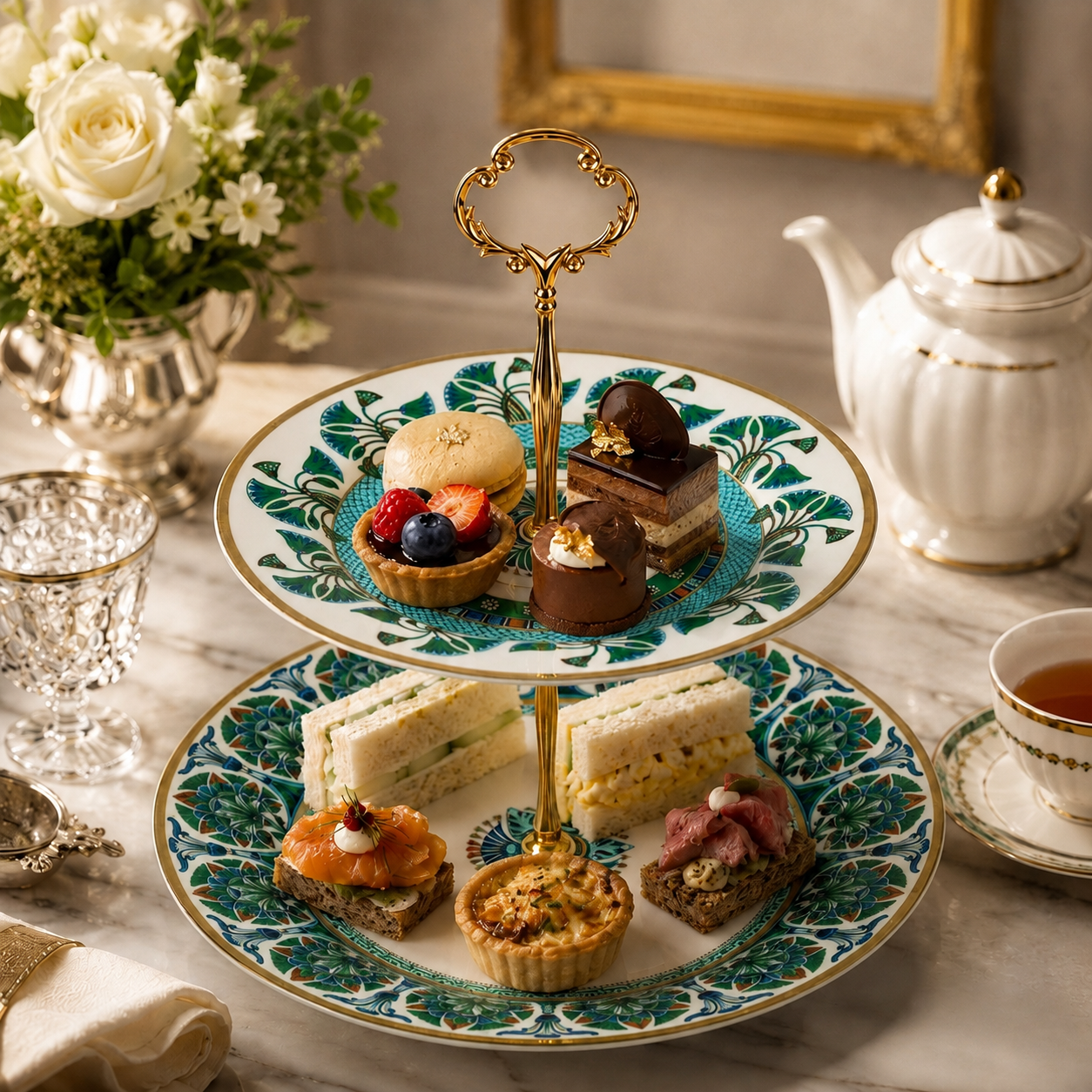 Maison Fleur – 2 Tier Cake Stand