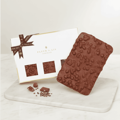 Caramelised Hazelnut Slab Fleur de Lis
