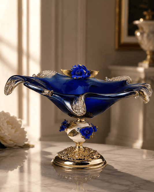Cobalt Bouquet Fleur de Lis