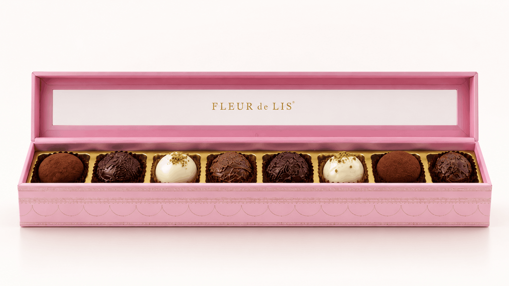 Delight Truffle Assortment (8 Pcs) Fleur de Lis