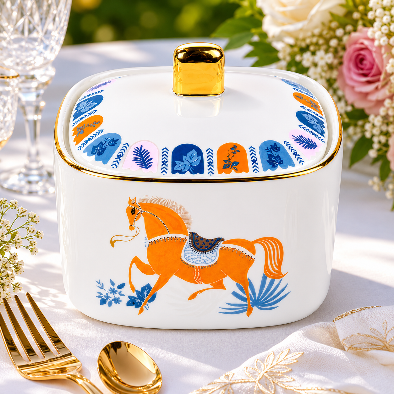 Maison Fleur – 15 Piece Luxury Tea Serveware Set