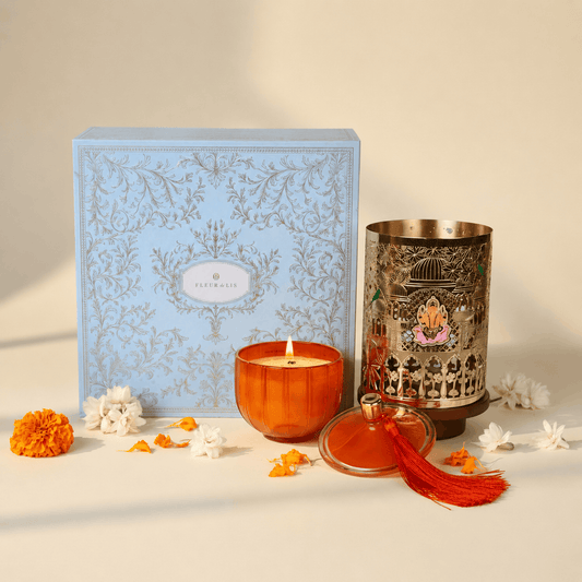 Divine Glow Candle Set Fleur de Lis