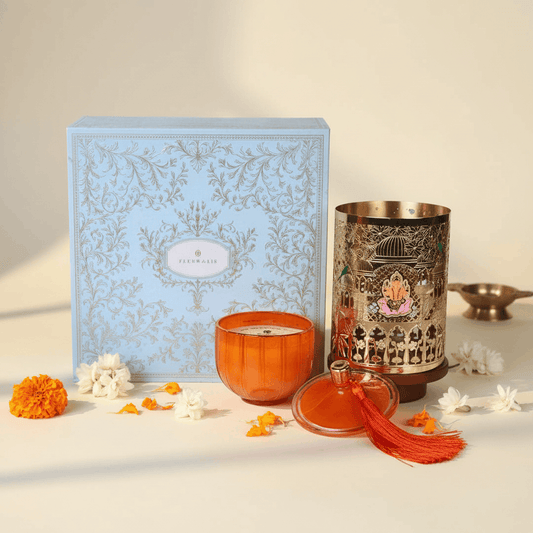 Divine Glow Candle Set Fleur de Lis