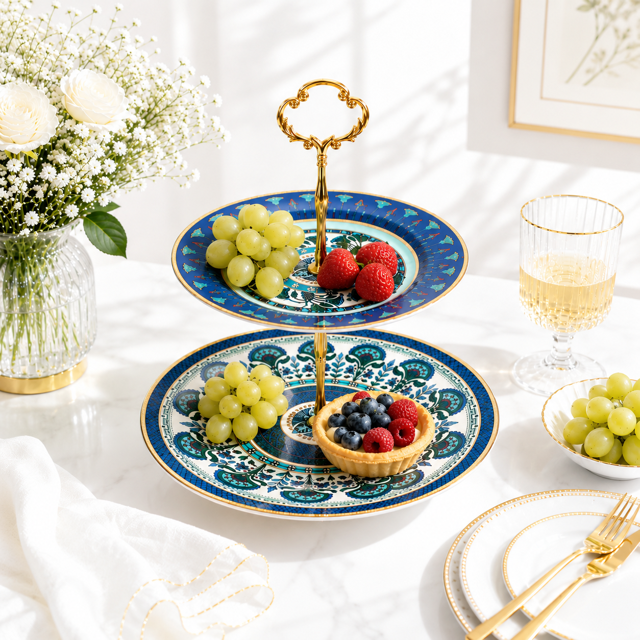 Maison Fleur – 2 Tier Cake Stand