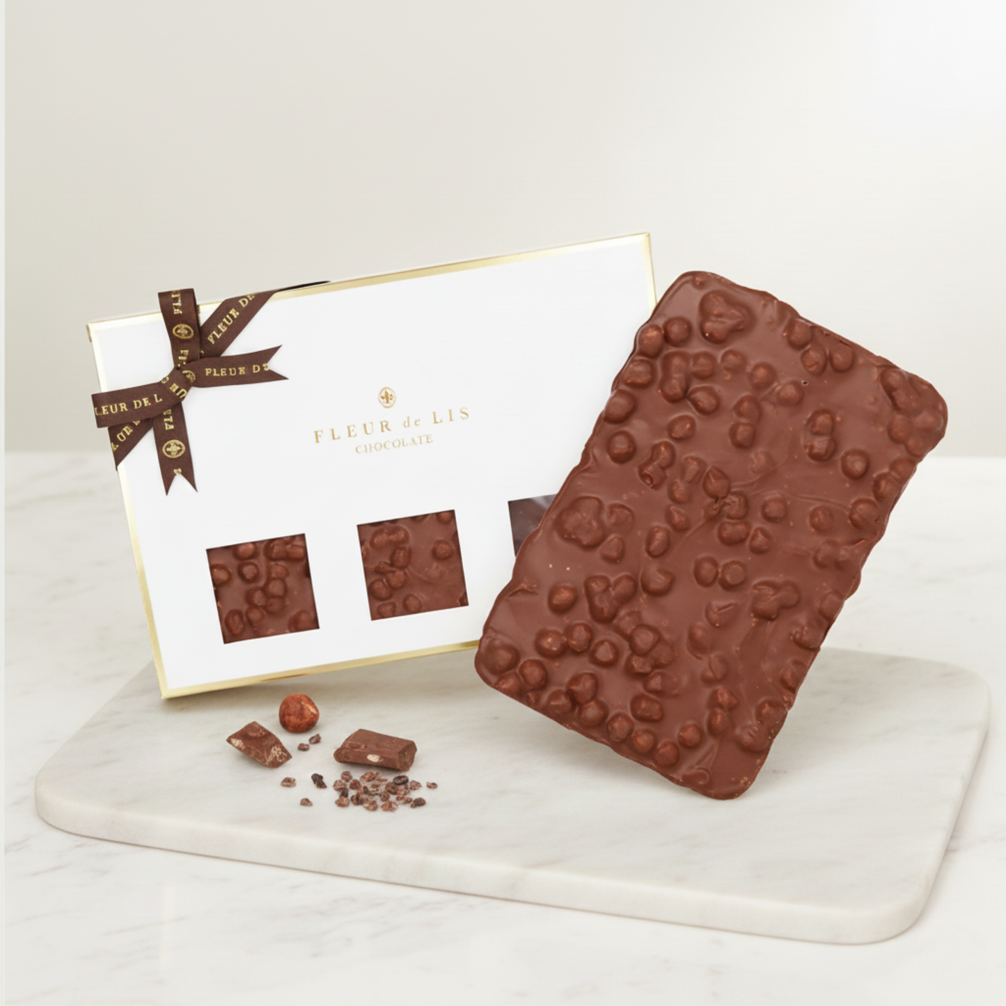 Caramelised Hazelnut Slab