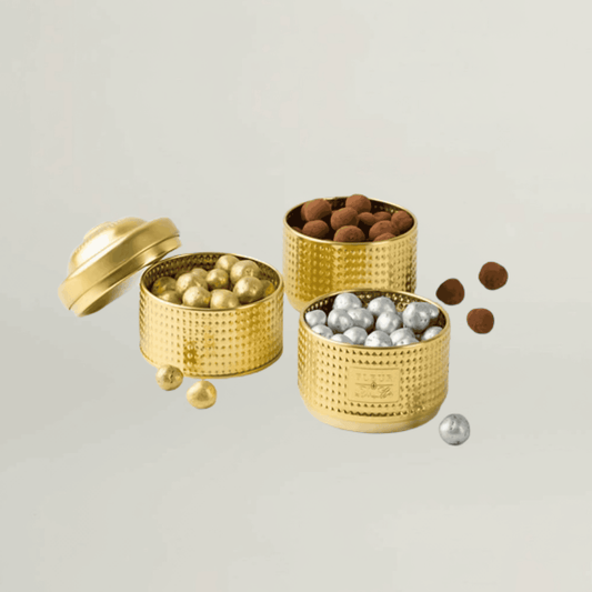 Hazelnut Trio Fleur de Lis