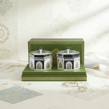 Silver Decorative Box- set of 2
