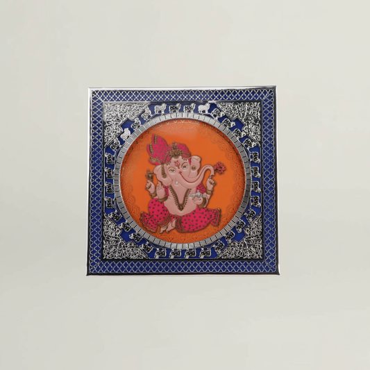Cow Silver Frame