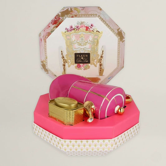 Pink Rose – Tea-for-One Gift Set Fleur de Lis