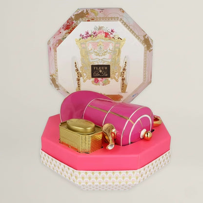 Pink Rose – Tea-for-One Gift Set Fleur de Lis