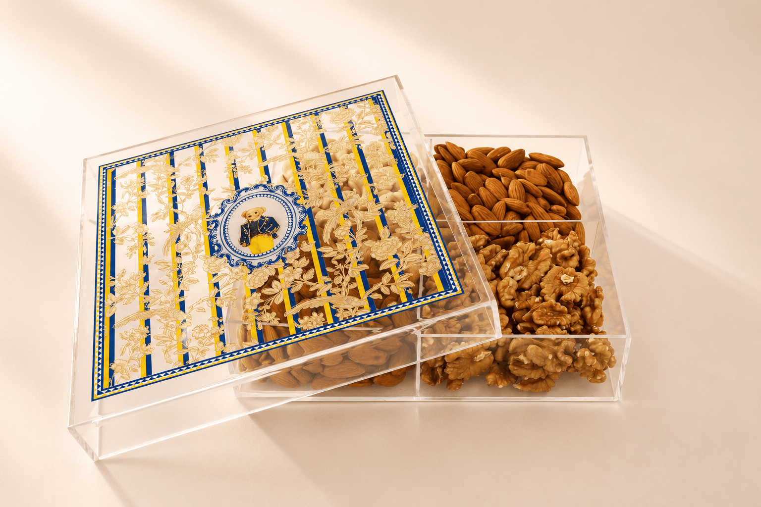 Rakhi Dryfruit Delight Fleur de Lis