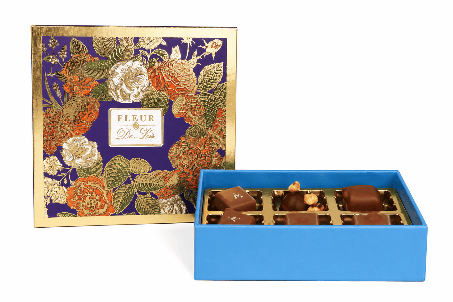 Rakhi Dryfruit Delight Fleur de Lis