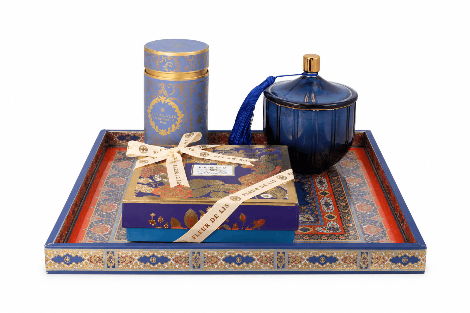 Rakhi Radiance Tray Fleur de Lis