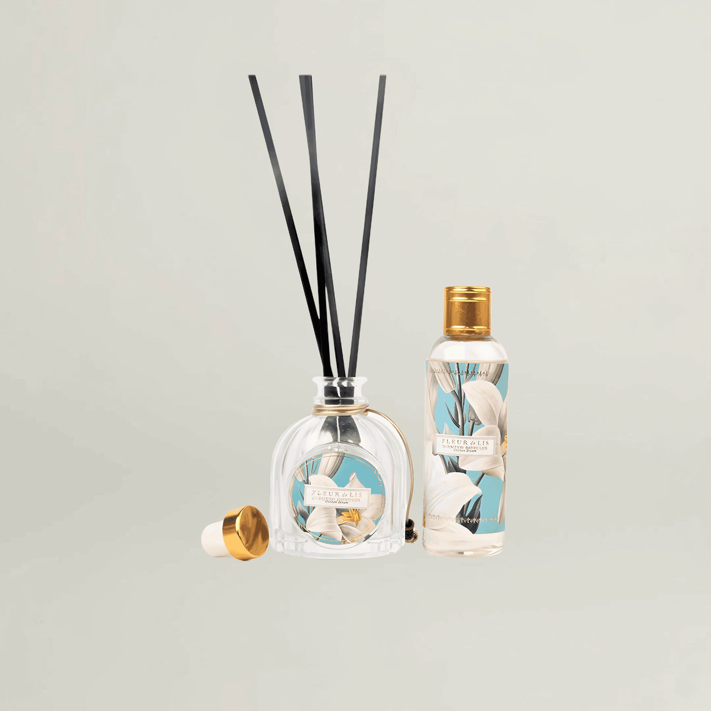 Scented Diffuser Set - Ocean Dream Fleur de Lis