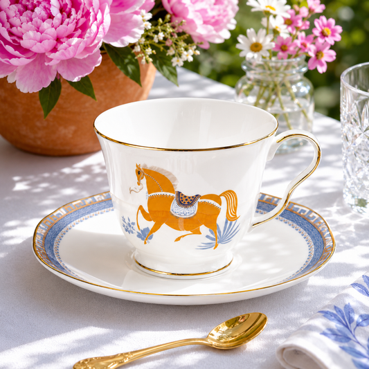 Maison Fleur – 6 Pcs Tea Cup & Saucer Set